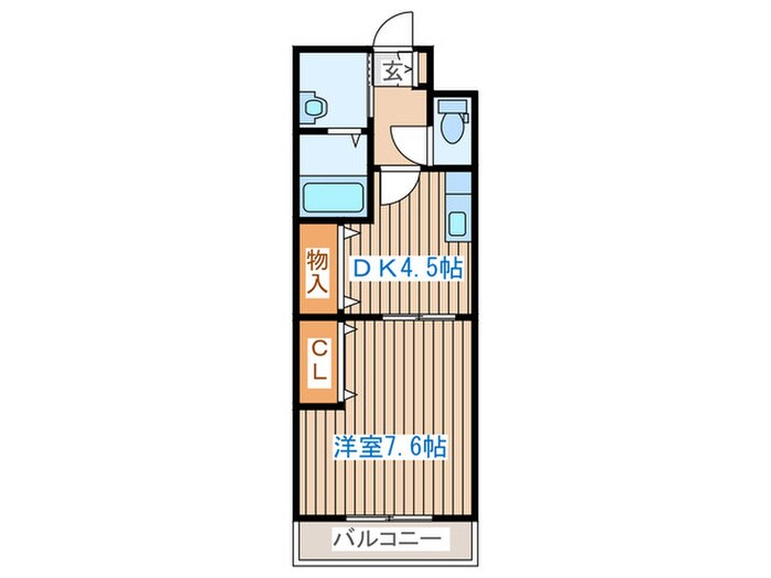 Mフロマージュの物件間取画像