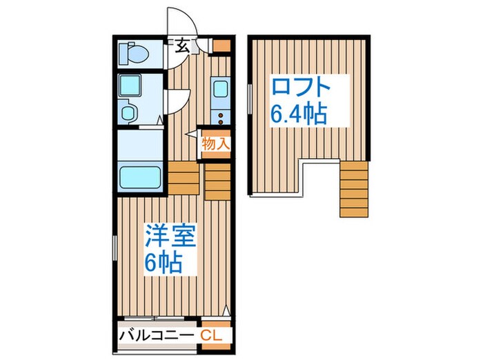 ハーモニーテラス岩切Ⅳの物件間取画像