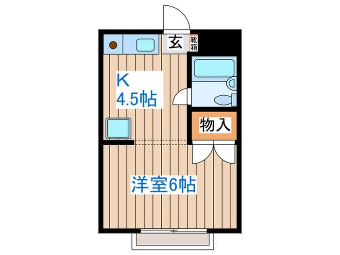 メゾン落合の物件間取画像