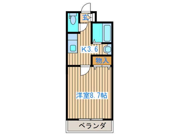 アムール・シャトーの物件間取画像