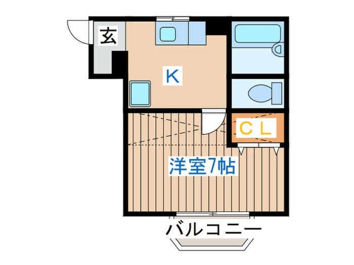 ＰＥＡＮＵＴＳ　８の物件間取画像