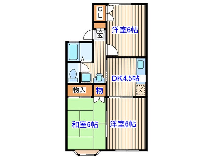 サンライズ館　Ｃ棟の物件間取画像