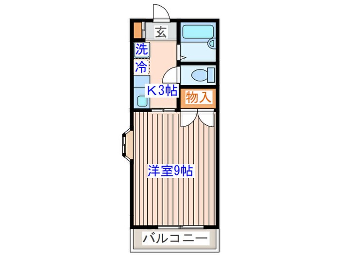 クレール小林の物件間取画像