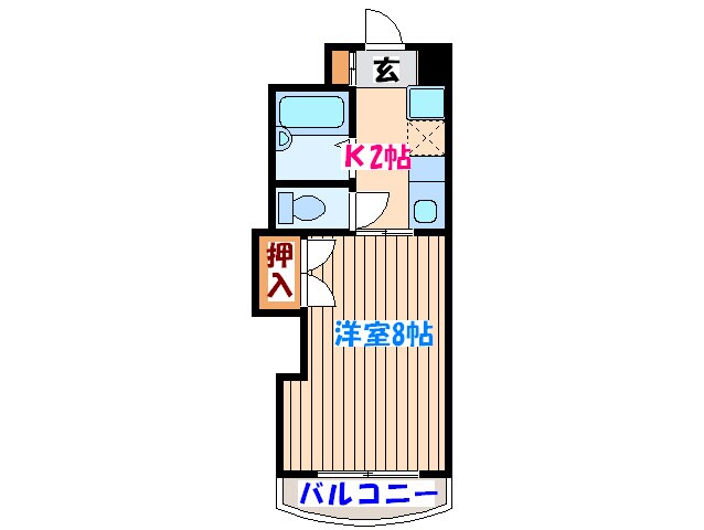 クレール小林の物件間取画像