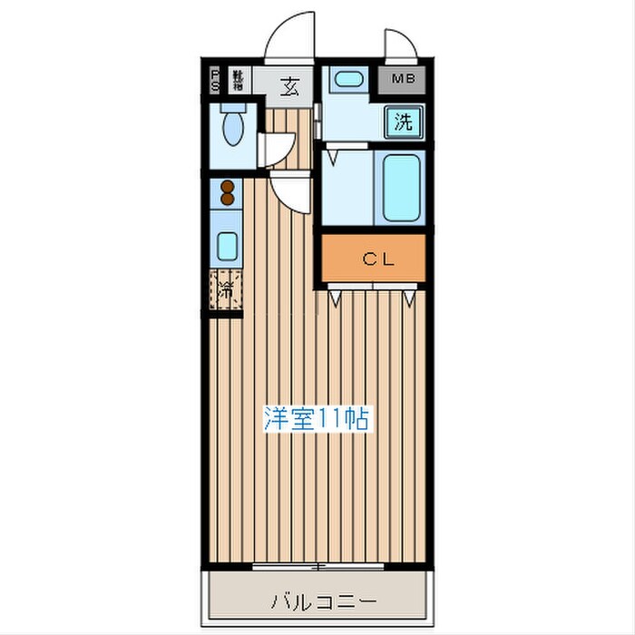 レーベンス柏木の物件間取画像
