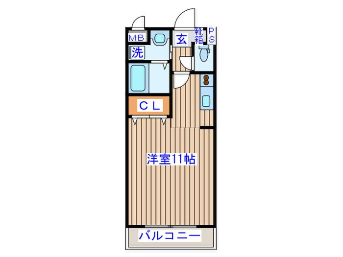 レーベンス柏木の物件間取画像