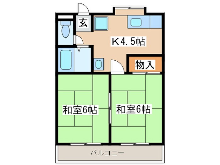 トリム原町の物件間取画像