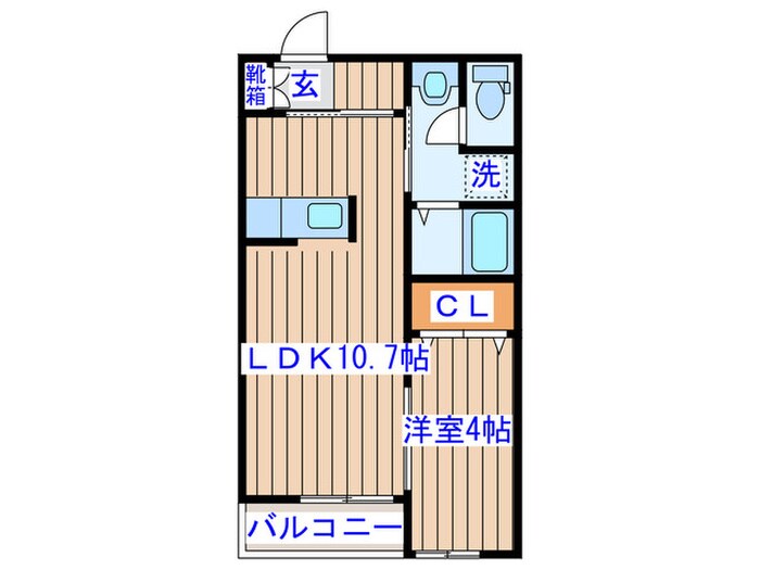 ｗｉｌｌ　ｃｏｕｒｔ　Ｓの物件間取画像