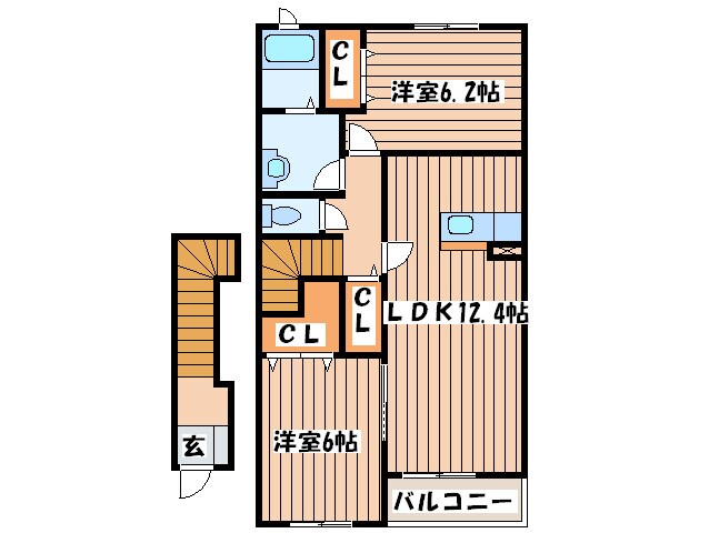 ティアラコ－トの物件間取画像