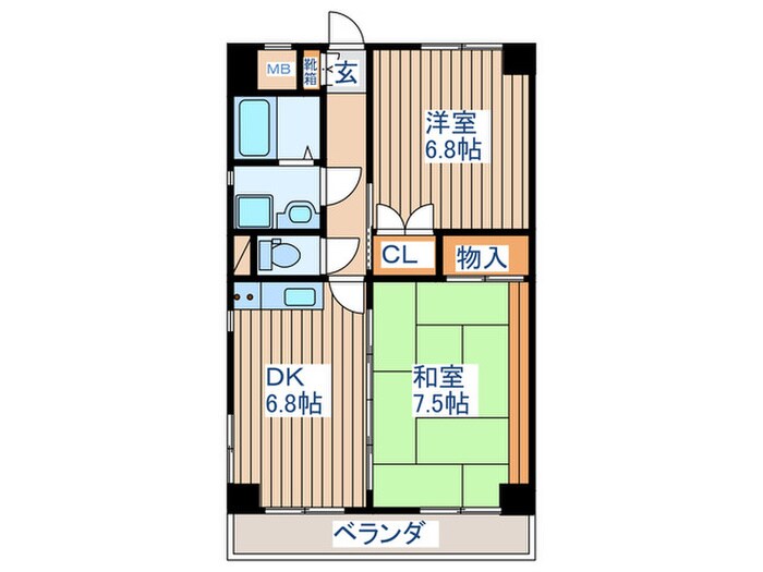 リビングステージ南仙台の物件間取画像