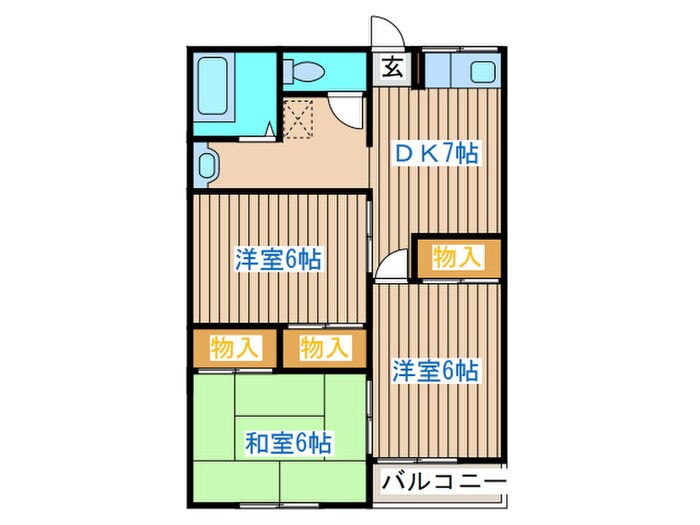 泉崎ハイツの物件間取画像