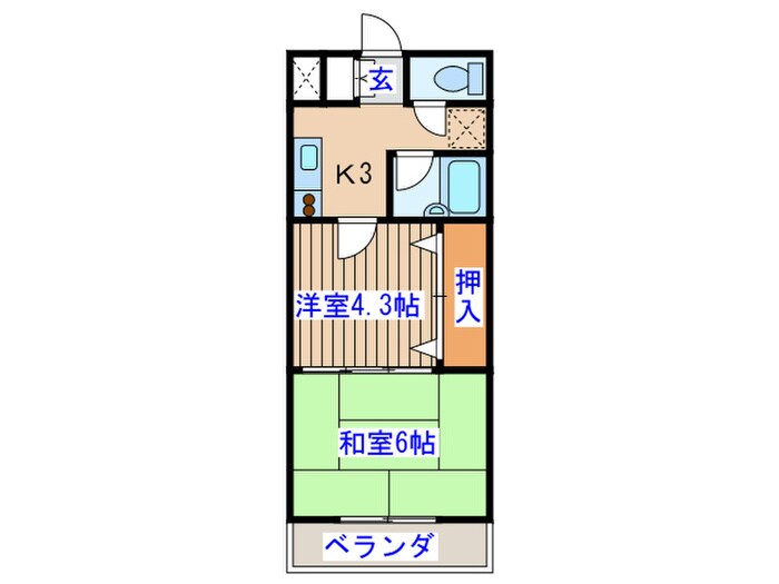 リビングステージ東仙台の物件間取画像