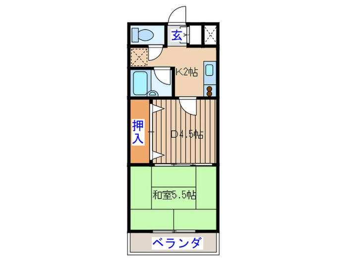 リビングステージ東仙台の物件間取画像