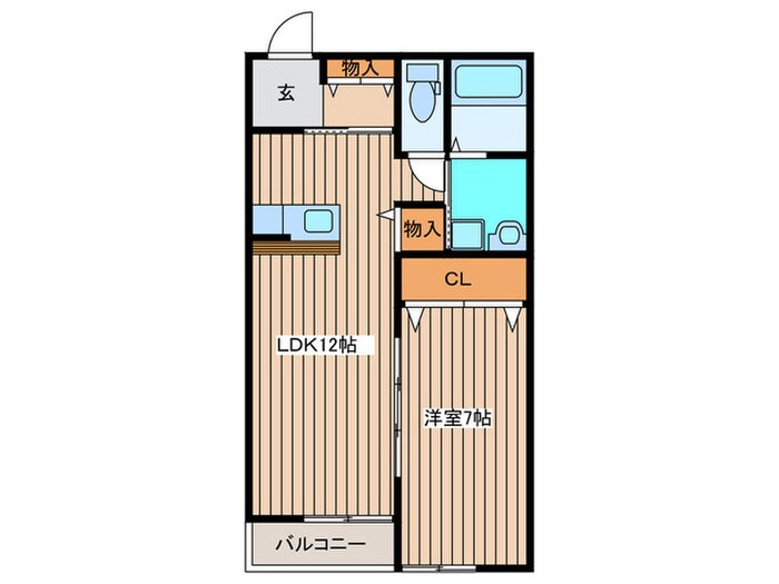 ドゥ・アネッサⅢの物件間取画像