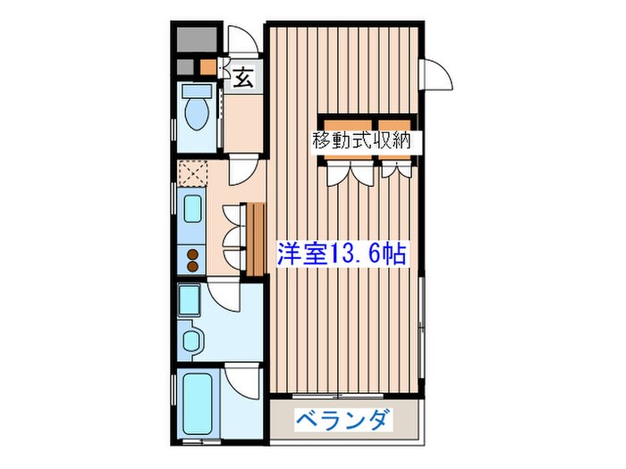 ホットハウス北三番丁公園の物件間取画像