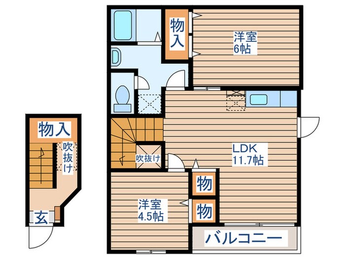 ＰＡＴＩＥＮＴ上野山の物件間取画像