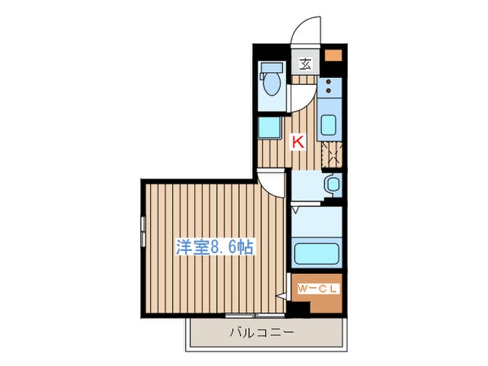 D-room土樋の物件間取画像