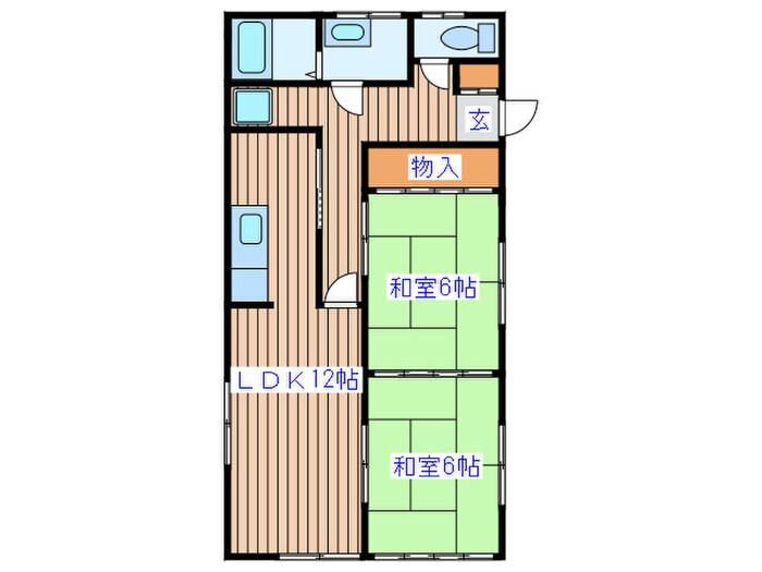 ベルハイムの物件間取画像