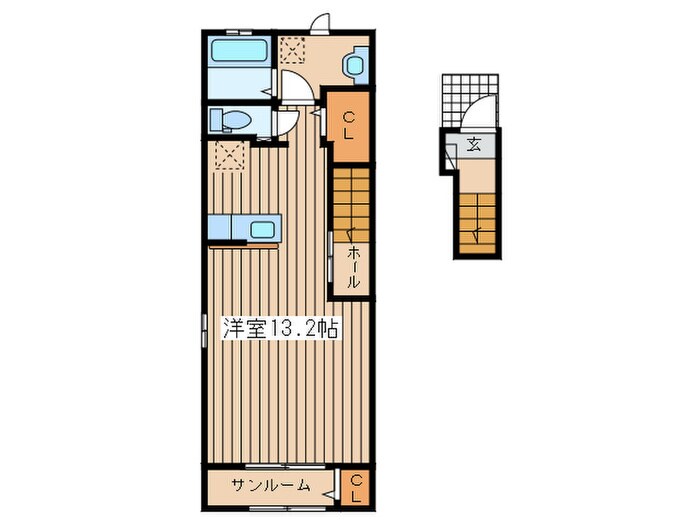 フラワーエンジェルⅠの物件間取画像