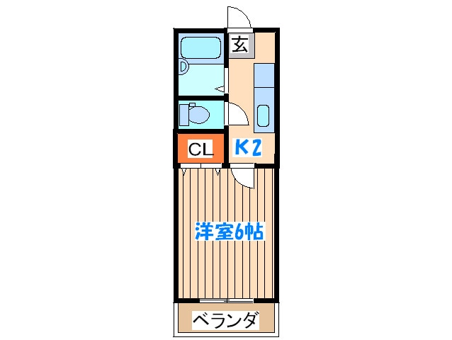 オアシス長町Ａの物件間取画像