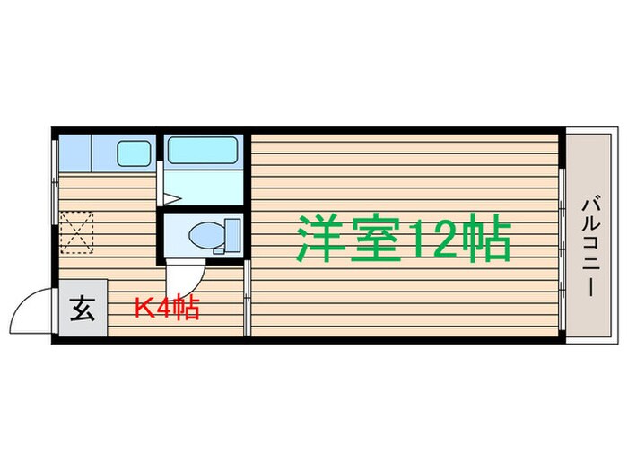 しあわせハイツの物件間取画像