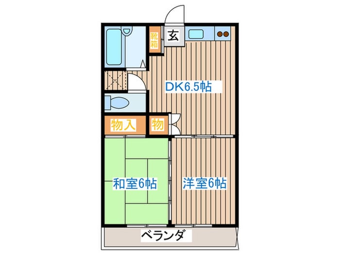 グランデ－ル山口の物件間取画像