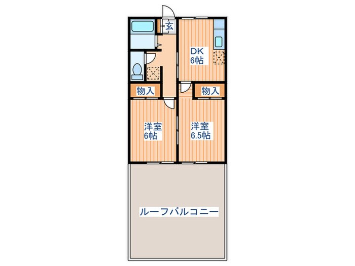 ファミ－ユ中野の物件間取画像