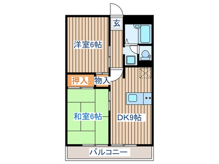 エトワール東仙台の物件間取画像