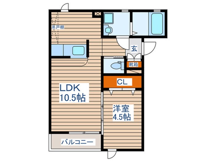 ラ・グラシューズの物件間取画像