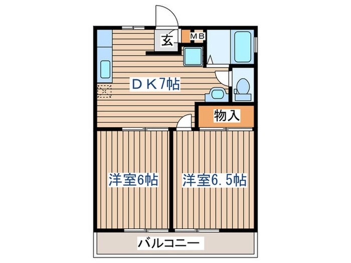 茜館の物件間取画像