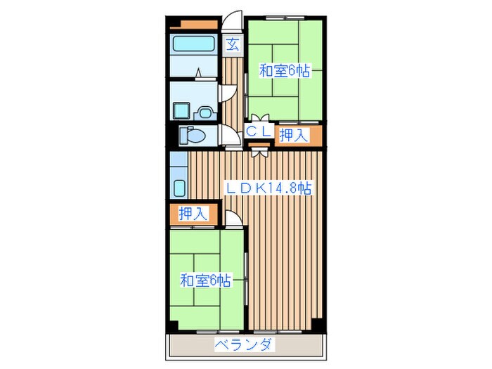 齋藤マンションの物件間取画像