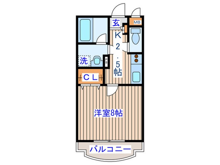 リバブルハイツⅡの物件間取画像