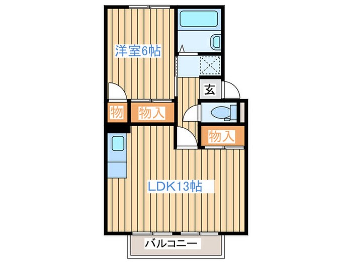 プレジュ－ル翠明の物件間取画像