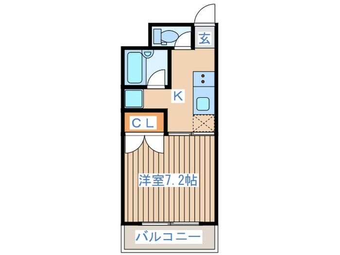 ブルーハウス原町の物件間取画像