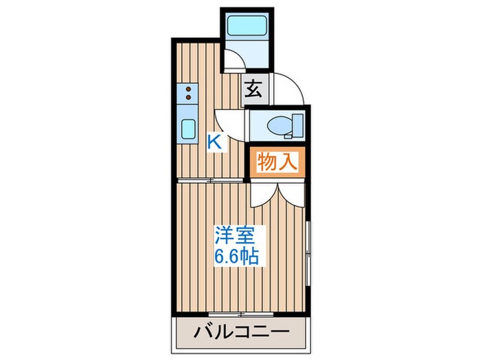 ブルーハウス原町の物件間取画像