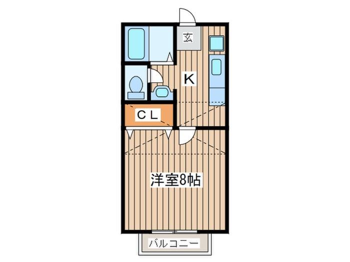 サンシティ沖野Ｃの物件間取画像