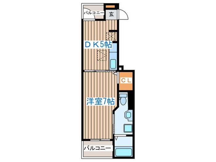 海の物件間取画像