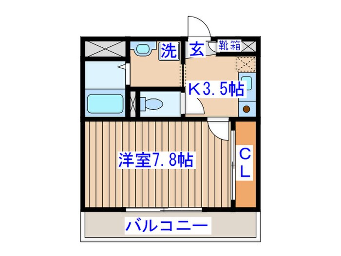 ベル　ドミールの物件間取画像