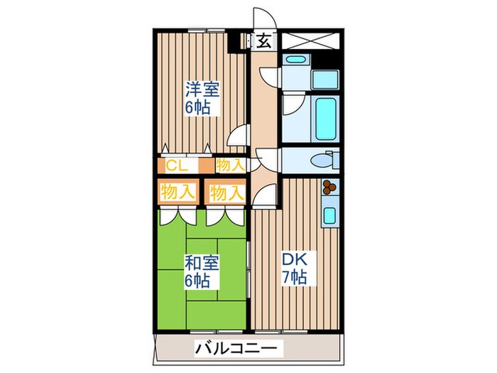 メルベイユ柳生の物件間取画像