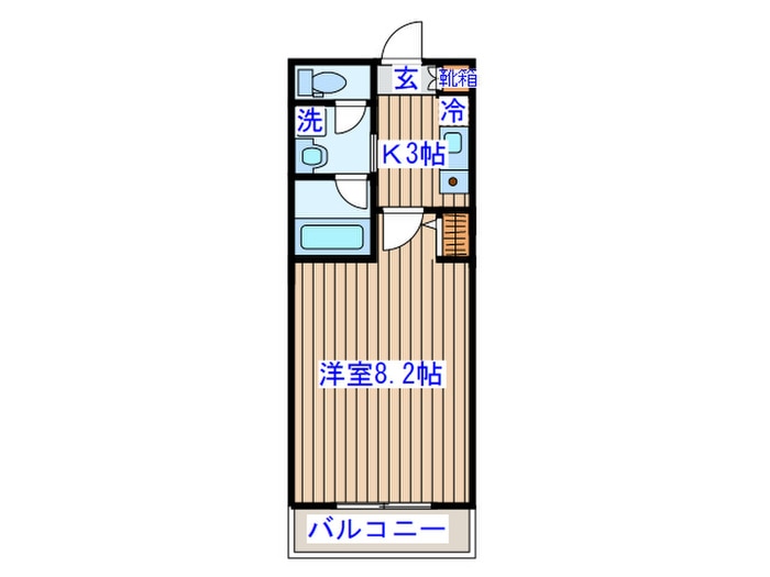 チェンピー榴岡Ⅱの物件間取画像