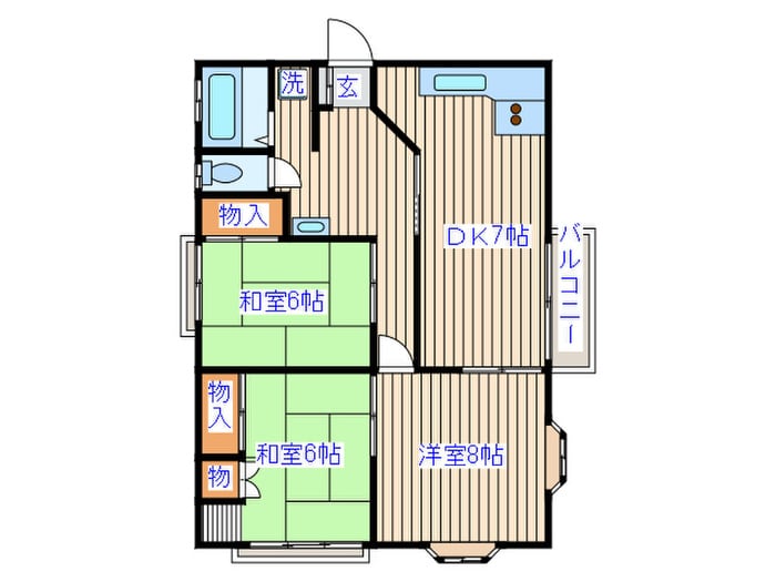 エトワール木町の物件間取画像