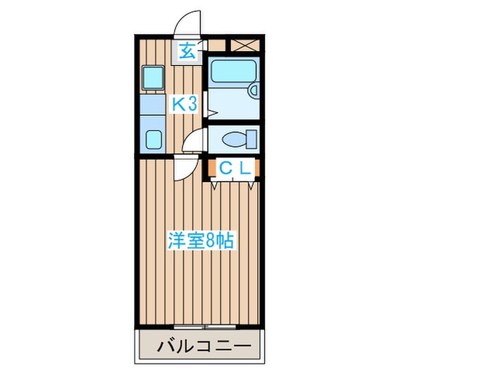 La　パラドールの物件間取画像