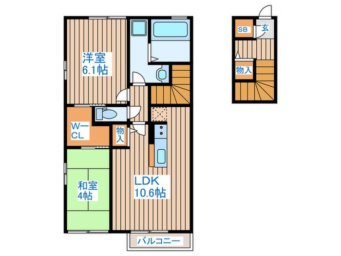 D-room雪月花の物件間取画像