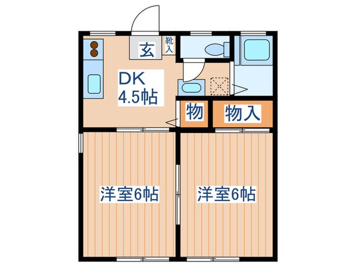 物件間取画像