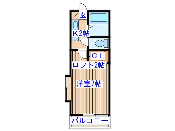 ﾚｼﾞﾃﾞﾝｽ小松島の物件間取画像