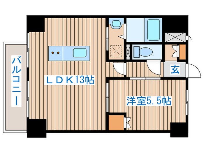 LUANA・AIR・RESIDENCE長町の物件間取画像