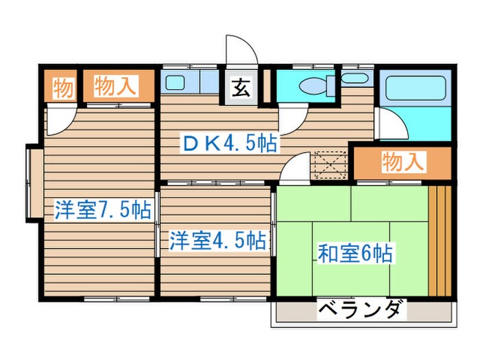 メゾン望洋の物件間取画像