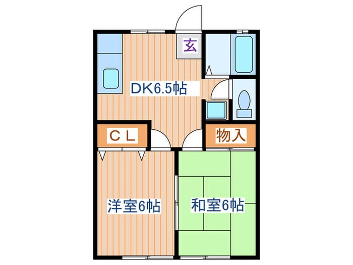 佐々木コーポの物件間取画像