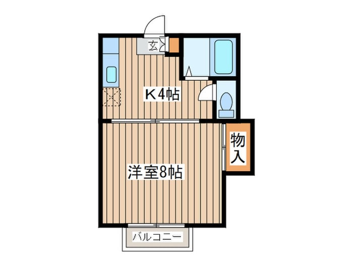 大和町ハイツの物件間取画像