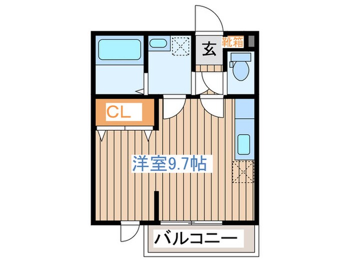 メリディアン岩沼弐番館の物件間取画像